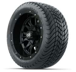 Picture of 12" GTW Vortex Matte Black Wheel / 215/35-12 GTW® Mamba Street Tire (No Lift Required)