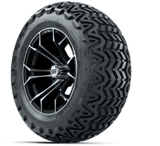Picture of Set of (4) 14 in GTW Spyder Wheels with 23x10-14 GTW Predator All-Terrain Tires