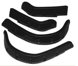 Picture of R/B #03-102 Fender Flare Set With Mounting Hardware, Black Plastic (4/Pkg)