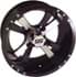 Picture of Wheel, 10x7 twister, Machined W/Black, 3+4 offset., Picture 1