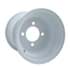 Picture of 8x5.375 Steel wheel, white, centered, Picture 1