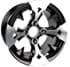 Picture of Wheel, 12x7 Battle Axewheel, Machined W/Black wheel, Picture 1