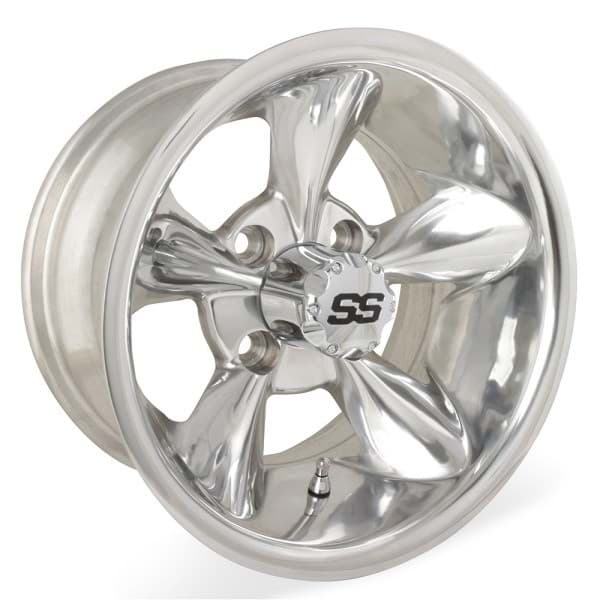 Picture of 10x7 Godfather Polished Wheel W/SS Cap (3:4 Offset)