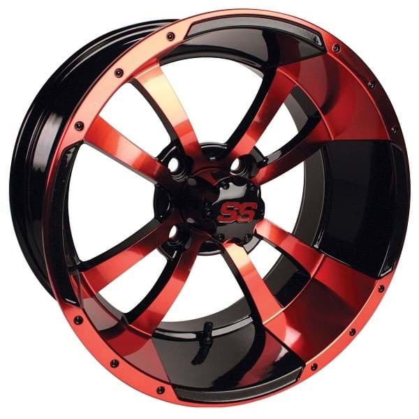 Picture of WHEEL, 12X7 STORM TROOPER SS RED W/ BLACK