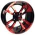Picture of WHEEL, 12X7 STORM TROOPER SS RED W/ BLACK, Picture 1